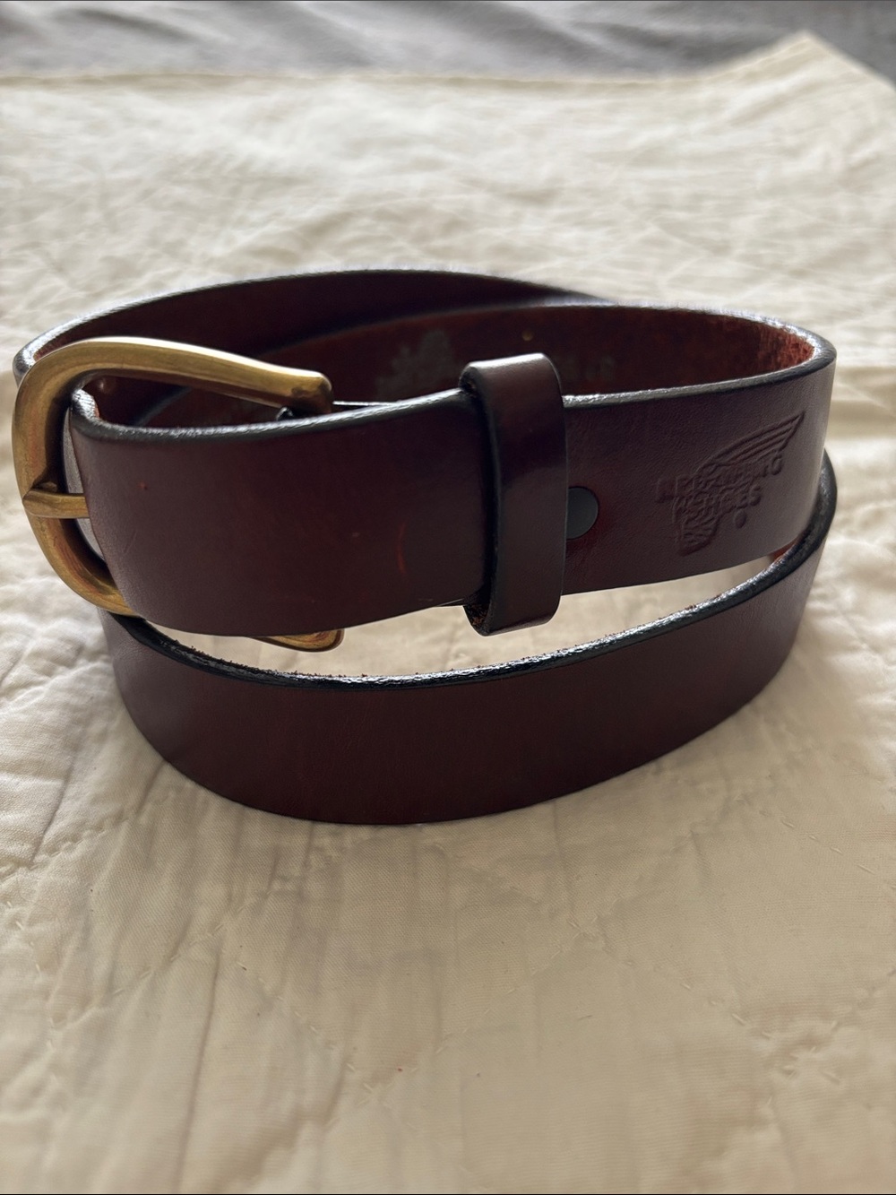 Red Wing Boots Leather Belt
